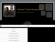 Tablet Screenshot of michaeltscott.com